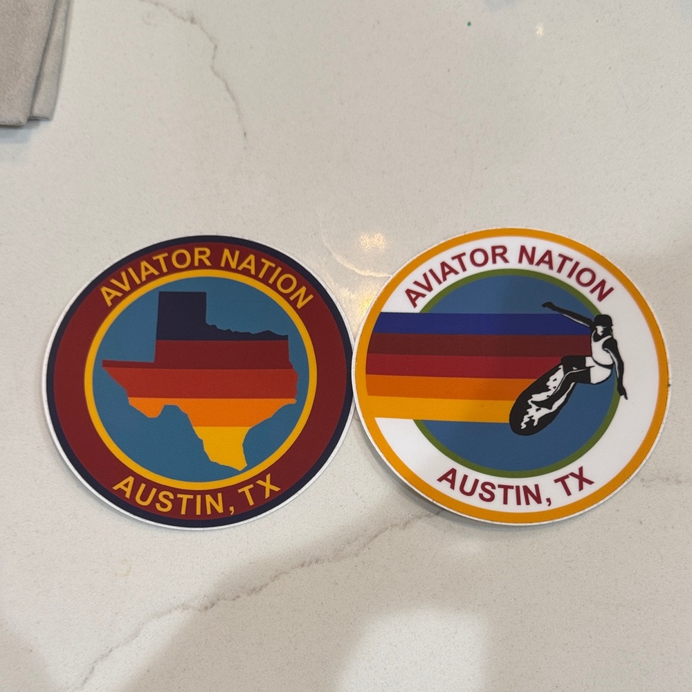 Aviator Nation 2 pack Stickers
